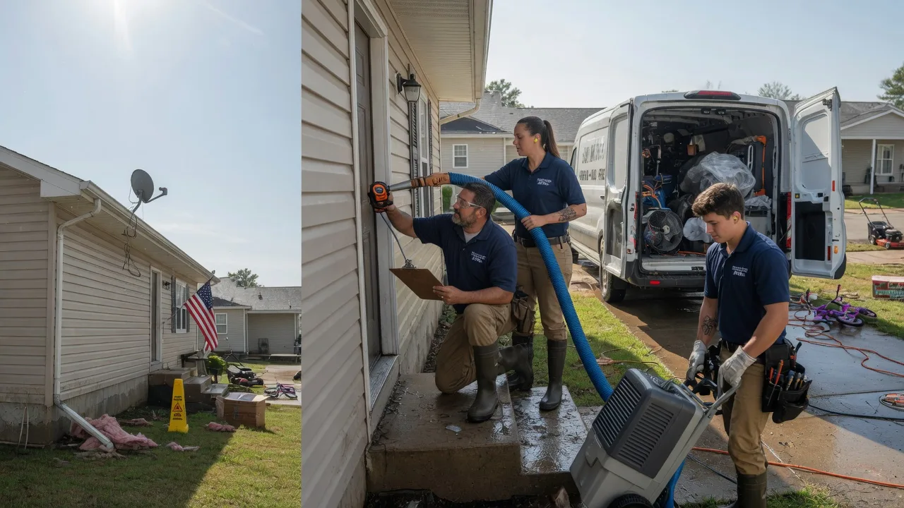 Ceiling Water Damage Restoration in Oil Trough, AR near me